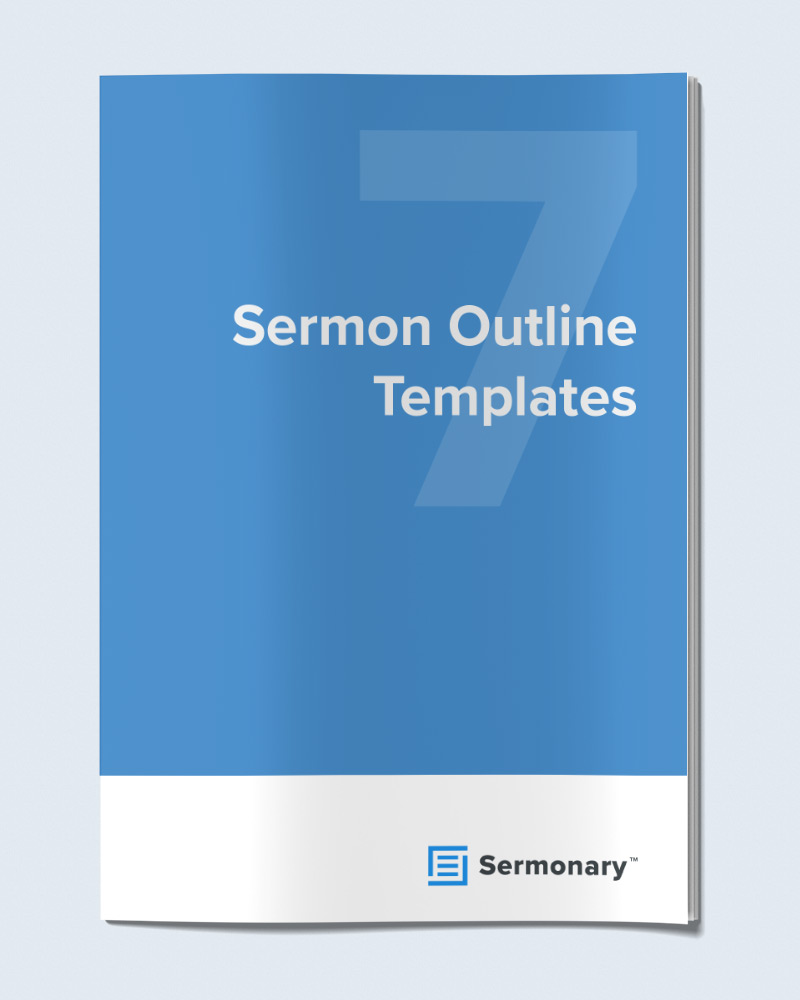 sermon outline template blank